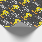 Custom LOONEY TUNES™ TWEETY™ Happy Birthday Geschenkpapier (Ecke)