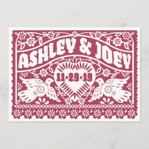 Custom Love Birds Einladung