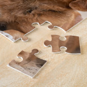 Custom Love Dog Lover Name Photo Collage Pet Puzzle (Seite)