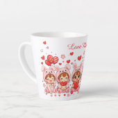  Custom Love Mug | Mother’s Day & Valentine Gift  Milchtasse (Linke Ecke)