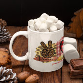 Custom Love Peace Havanese Valentine's Day Dog Kaffeetasse