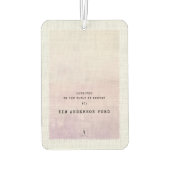 Custom Love Script Heather & Dusk Poet Autolufterfrischer (Rückseite)