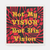 Custom Love Vision Napkins Serviette (Vorderseite)