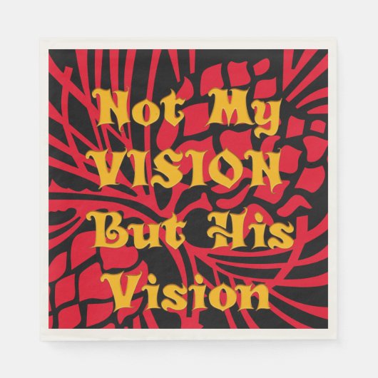 Custom Love Vision Napkins Serviette (Vorderseite)