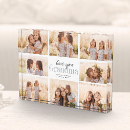 Custom Love You Grandma Mothers Day Photo Collage Fotoblock