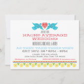 Custom Lovebirds Papio Picado Banner Einladung (Vorderseite)