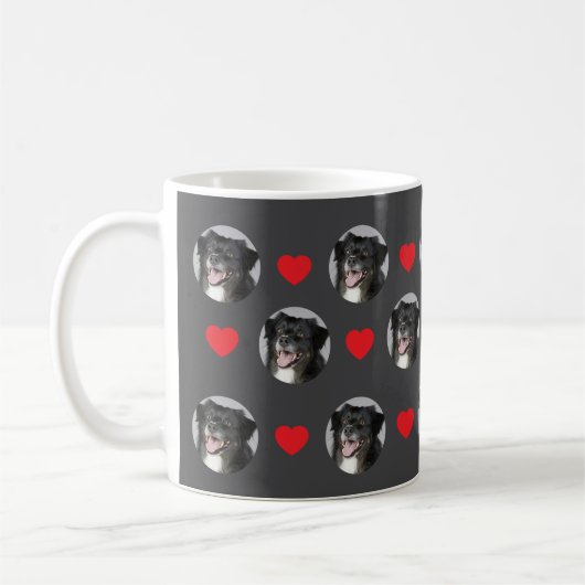 Custom Loved Floating Faces Coffee Mug Kaffeetasse (Links)