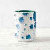 Custom Lovely Weather For Ducks Watercolor Tasse (Zentrum)