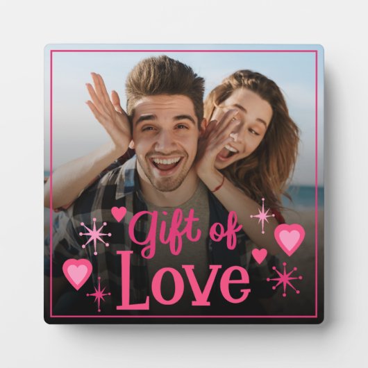 Custom Lovers Gemälde Geschenk der Liebe Fotoplatte (Vorderseite)