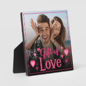 Custom Lovers Gemälde Geschenk der Liebe Fotoplatte (Vorderseite)