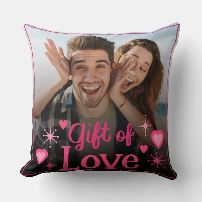 Custom Lovers Gemälde Geschenk der Liebe Kissen (Vorderseite)