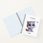 Custom Low Battery Cat Journal Notizblock (Innenseite)