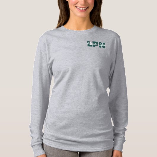 Custom LPN Credentials with Name T-Shirt (Vorderseite)