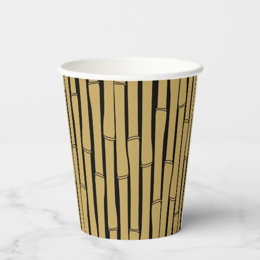 Custom Luau Birthday Party Thema Pappbecher (Rückseite)