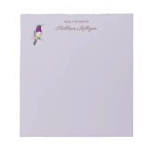 Custom Lucifer Hummingbird Notepad Notizblock (Vorderseite)