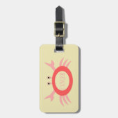 Custom Luggage-Tag für Krebs Star-Schildkröte Gepäckanhänger (Vorderseite vertikal)