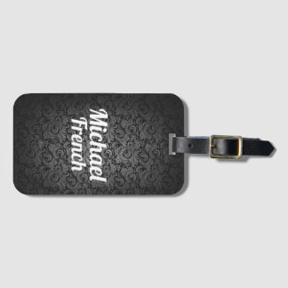 Custom Luggage Tag trendy einfache schicke Typogra Gepäckanhänger