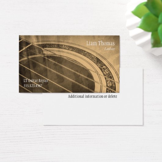 Custom Luthier Handwerker akustische Gitarre (Schreibtisch)