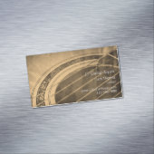 Custom Luthier Handwerker akustische Gitarre Magnetische Visitenkarte (Beispiel)