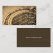 Custom Luthier Handwerker akustische Gitarre Visitenkarte (Vorne/Hinten)