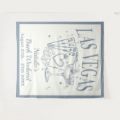 Custom Luxe Las Vegas Junggeselinnen-Abschied Bann Wandteppich (Vorderseite (Horizontal))