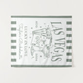 Custom Luxe Las Vegas Junggeselinnen-Abschied Bann Wandteppich (Vorderseite (Horizontal))