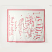 Custom Luxe Las Vegas Junggeselinnen-Abschied Bann Wandteppich (Vorderseite (Horizontal))