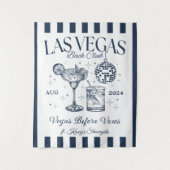 Custom Luxe Las Vegas Junggeselinnen-Abschied Bann Wandteppich (Vorderseite)