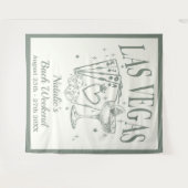 Custom Luxe Las Vegas Junggeselinnen-Abschied Bann Wandteppich (Vorderseite (Horizontal))