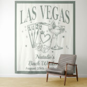 Custom Luxe Las Vegas Junggeselinnen-Abschied Bann Wandteppich (Beispiel)