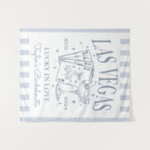 Custom Luxe Las Vegas Junggeselinnen-Abschied Bann Wandteppich (Vorderseite (Horizontal))