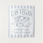 Custom Luxe Las Vegas Junggeselinnen-Abschied Bann Wandteppich (Vorderseite)