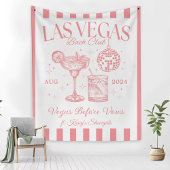 Custom Luxe Las Vegas Junggeselinnen-Abschied Bann Wandteppich