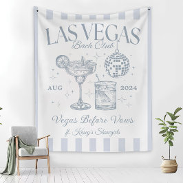 Custom Luxe Las Vegas Junggeselinnen-Abschied Bann Wandteppich