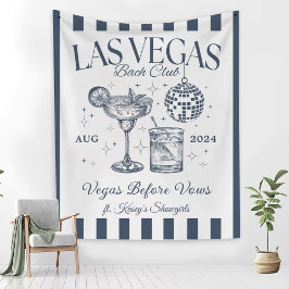 Custom Luxe Las Vegas Junggeselinnen-Abschied Bann Wandteppich