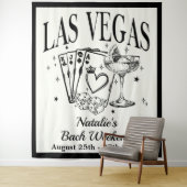 Custom Luxe Las Vegas Junggeselinnen-Abschied Bann Wandteppich (Beispiel)