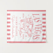 Custom Luxe Las Vegas Junggeselinnen-Abschied Bann Wandteppich (Vorderseite (Horizontal))