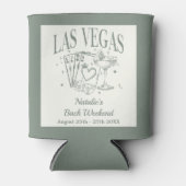 Custom Luxe Las Vegas Junggeselinnen-Abschied Dosenkühler (Vorderseite)