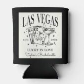 Custom Luxe Las Vegas Junggeselinnen-Abschied Dosenkühler (Rückseite)