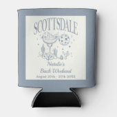 Custom Luxe Scottsdale Junggeselinnen-Abschied Dosenkühler (Vorderseite)