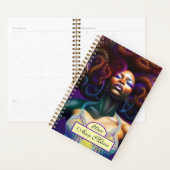 Custom Luxury Black Woman Planner Planer (Anzeige)