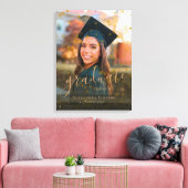 Custom Luxury Confetti Glitzer Graduate Foto Leinwanddruck (Insitu (Wohnzimmer))