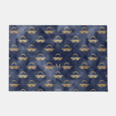 Custom Luxury Gold Bee Navy Night Celestis Fußmatte (Vorderseite)