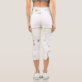 Custom Lynx Astrologer Constellation Horoskop Capri Leggings (Rückseite)