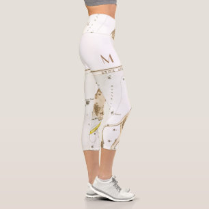 Custom Lynx Astrologer Constellation Horoskop Capri Leggings