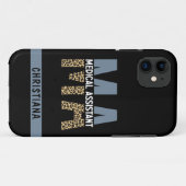 Custom MA Medical Assistant Leopard Print Case-Mate iPhone Hülle (Rückseite (Horizontal))