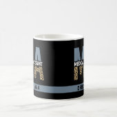 Custom MA Medical Assistant Leopard Print Kaffeetasse (Mittel)