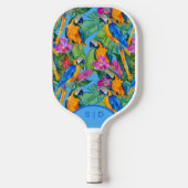 Custom Macaw Orchid Spring Pickleball Paddel Pickleball Schläger (Vorderseite)
