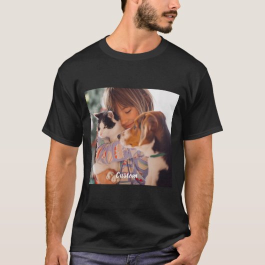 Custom Made /Add Photo and Text T-Shirt (Vorderseite)