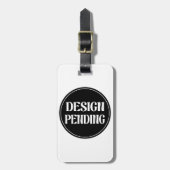 Custom-made, artistic, elegant gepäckanhänger (Vorderseite vertikal)